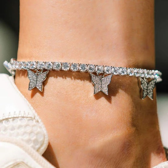 Butterfly Tennis Anklet