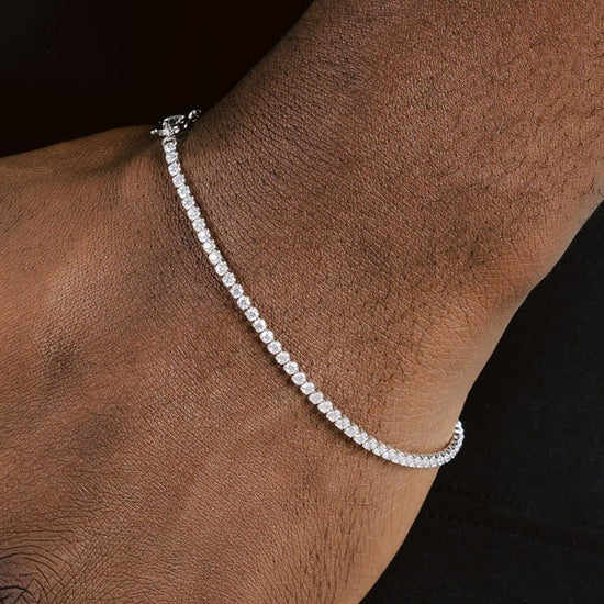 2mm Tennis Bracelet White Gold