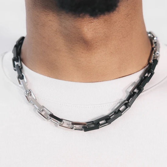 Box Chain 2 Tone Black & White