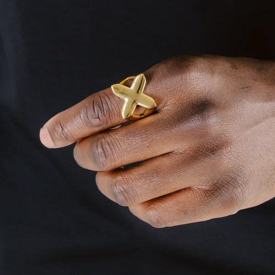 X Ring 18k Gold