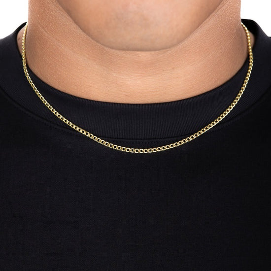 3mm Miami Cuban Chain 18k Gold