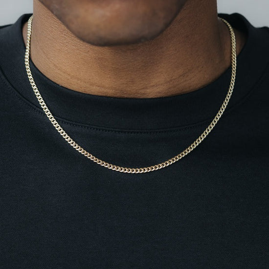 10k Solid Gold Miami Cuban Chain 3mm