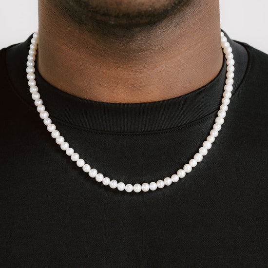 White Fresh Water Pearl Chain