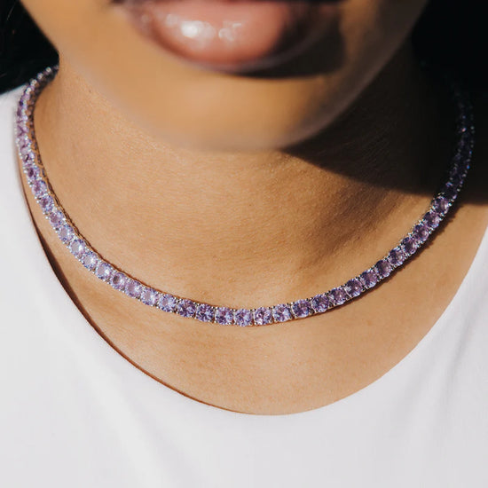 5mm Purple Tennis Chain