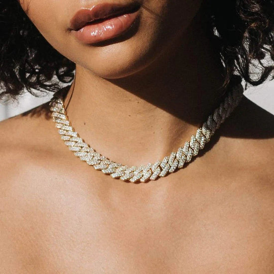 Womens Cuban Link Necklace