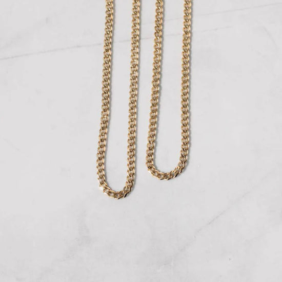 3mm Miami Cuban Chain 18k Gold