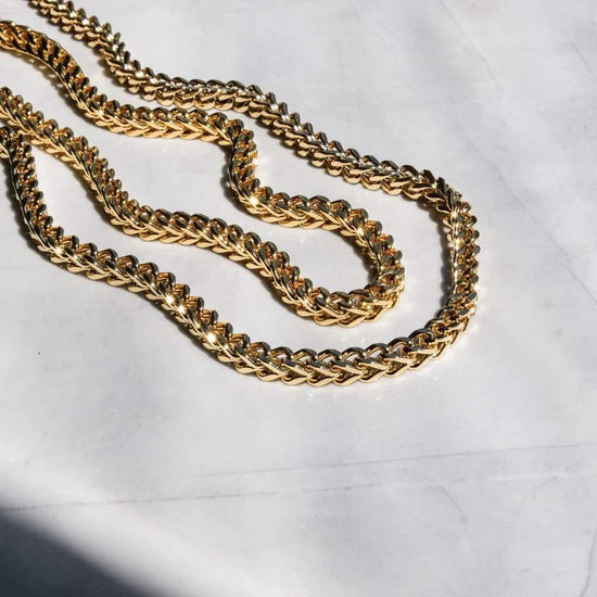 6mm Franco Chain 18k Gold