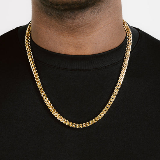 6mm Franco Chain 18k Gold